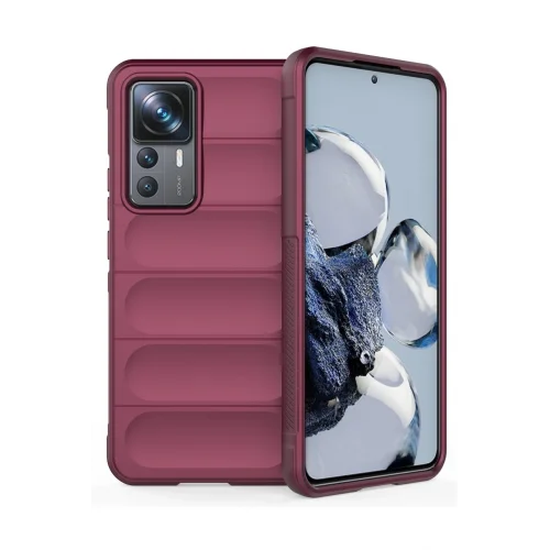 Mey İthalat®  Xiaomi Mi 12T Pro Kılıf Optimum Silikon - Bordo