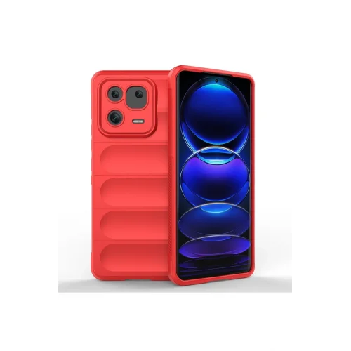 Mey İthalat®  Xiaomi Mi 13 Pro Kılıf Optimum Silikon - Kırmızı