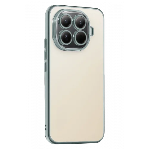 Mey İthalat®   Mi 15T Pro  Lensli Silikon - Gümüş