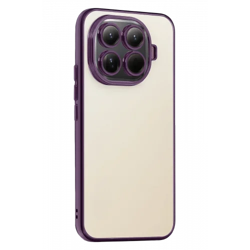 Mey İthalat®  Xiaomi Mi 15T Pro  Lensli Silikon - Mor