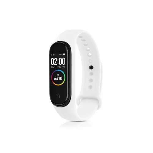 Mey İthalat®  Xiaomi Mi Band 4 Klasik Kordon - Beyaz