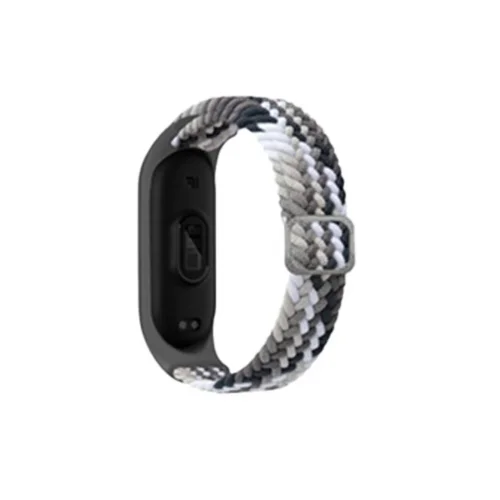 Mey İthalat®  Xiaomi Mi Band 6 Star Kordon - Gri-Siyah