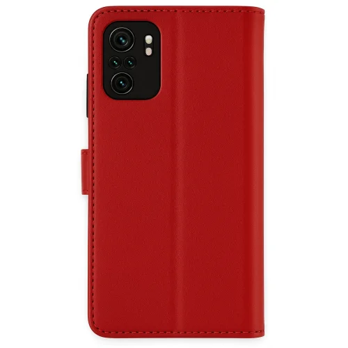 Mey İthalat®  Xiaomi Mi Note 10 Trend S Plus Kapaklı Kılıf - Kırmızı