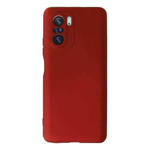 Mey İthalat®  Xiaomi Poco F3 Kılıf First Silikon - Kırmızı