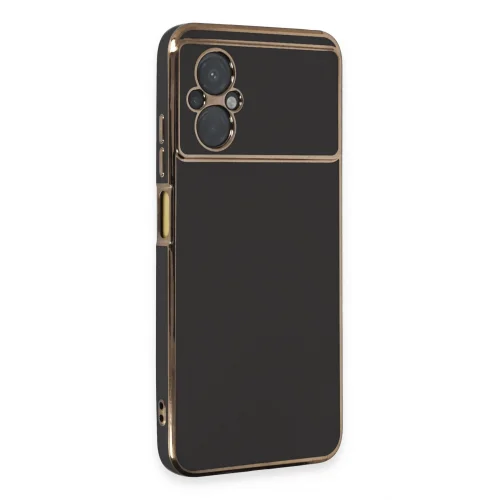 Mey İthalat®  Xiaomi Poco M5 Kılıf Volet Silikon - Siyah