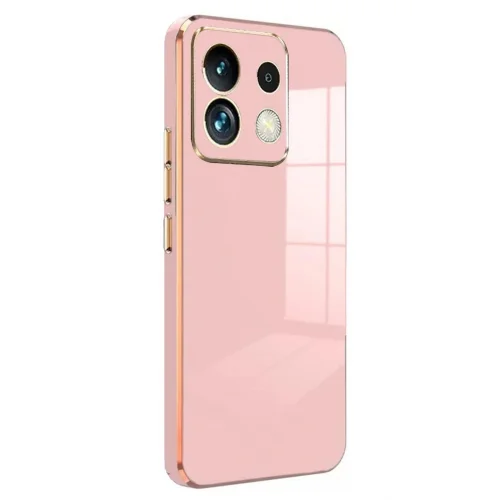 Mey İthalat®  Xiaomi Poco M6 Pro 4G Kılıf Volet Silikon - Pembe