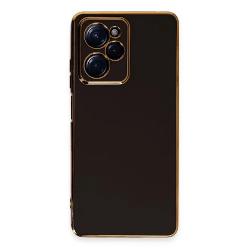 Mey İthalat®  Xiaomi Poco X5 Pro 5G Kılıf Volet Silikon - Siyah