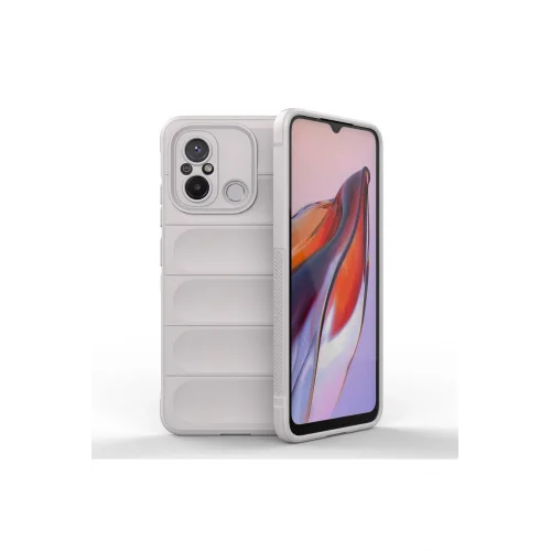Mey İthalat®  Xiaomi Redmi 12C Kılıf Optimum Silikon - Krem