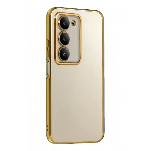 Mey İthalat®  Xiaomi Redmi 15 4G  Lensli Silikon - Gold