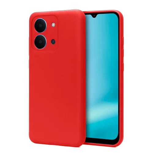 Mey İthalat®  Xiaomi Redmi 15C 4G First Silikon - Kırmızı