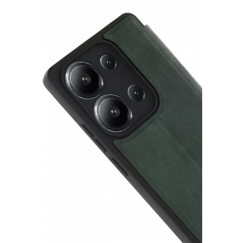 Mey İthalat®  Xiaomi Redmi 15C 4G Flip Cover - Yeşil