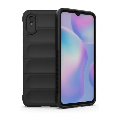 Mey İthalat®  Xiaomi Redmi 9A Kılıf Optimum Silikon - Siyah