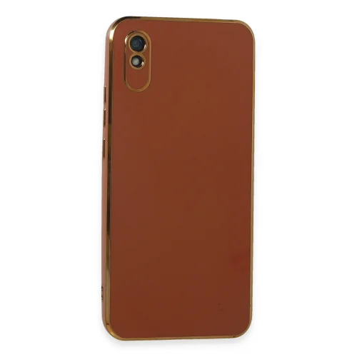 Mey İthalat®  Xiaomi Redmi 9A Kılıf Volet Silikon - Kırmızı