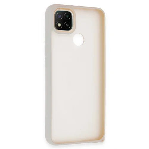 Mey İthalat®  Xiaomi Redmi 9C Kılıf Elegant Kapak - Pudra