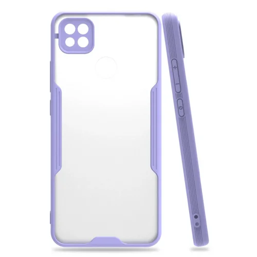 Mey İthalat®  Xiaomi Redmi 9C Kılıf Platin Silikon - Lila