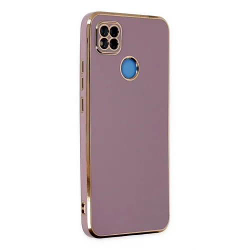 Mey İthalat®  Xiaomi Redmi 9C Kılıf Volet Silikon - Mor