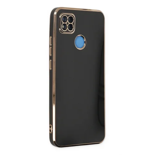 Mey İthalat®  Xiaomi Redmi 9C Kılıf Volet Silikon - Siyah