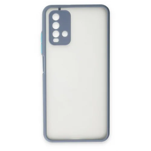 Mey İthalat®   Redmi 9T Kılıf Montreal Silikon Kapak - Gri