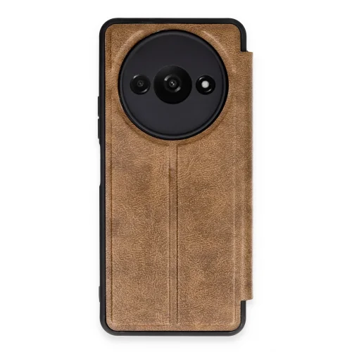 Mey İthalat®  Xiaomi Redmi A3 4G Kılıf Flip Cover - Taba