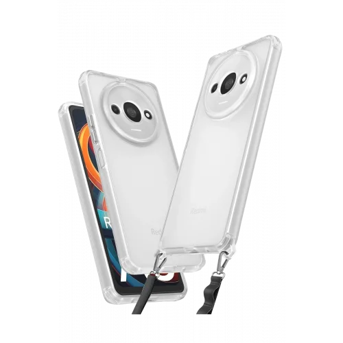Mey İthalat®  Xiaomi Redmi A3 4G Kılıf Penta Silikon Kılıf - Şeffaf