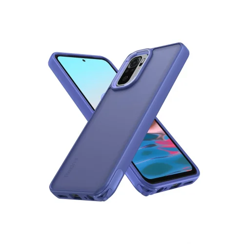 Mey İthalat®  Xiaomi Redmi Note 10 Pro Kılıf Elegant Kapak - Açık Mavi