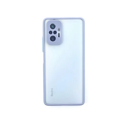 Mey İthalat®  Xiaomi Redmi Note 10 Pro Kılıf Montreal Silikon Kapak - Gri