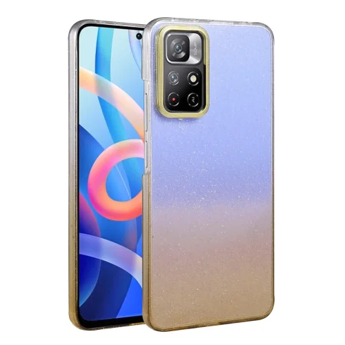 Mey İthalat®  Xiaomi Redmi Note 11 Pro Glossy Kapak - Çöl Titanyum