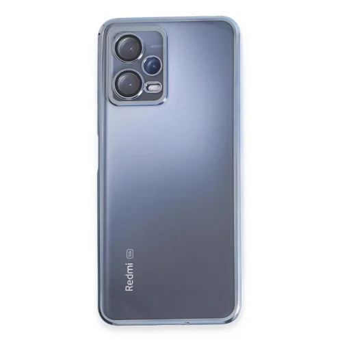 Mey İthalat®  Xiaomi Redmi Note 12 5G Kılıf  Lensli Silikon - Açık Mavi