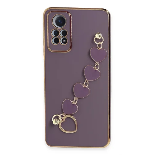 Mey İthalat®  Xiaomi Redmi Note 12 Pro 4G Kılıf Esila Silikon - Mor