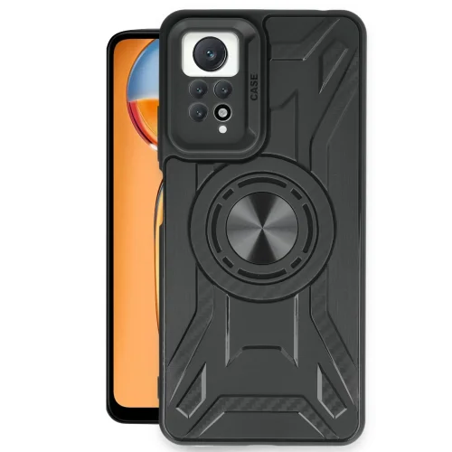 Mey İthalat®  Xiaomi Redmi Note 12 Pro 4G Kılıf Lincoln Silikon - Siyah