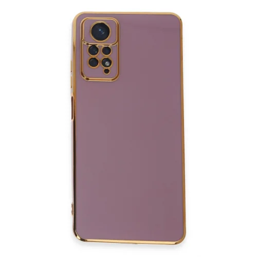 Mey İthalat®  Xiaomi Redmi Note 12 Pro 4G Kılıf Volet Silikon - Mor