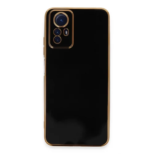 Mey İthalat®  Xiaomi Redmi Note 12S Kılıf Volet Silikon - Siyah