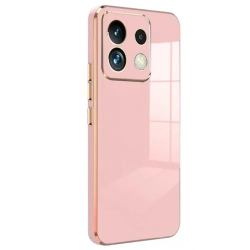 Mey İthalat®  Xiaomi Redmi Note 13 5G Kılıf Volet Silikon - Pembe
