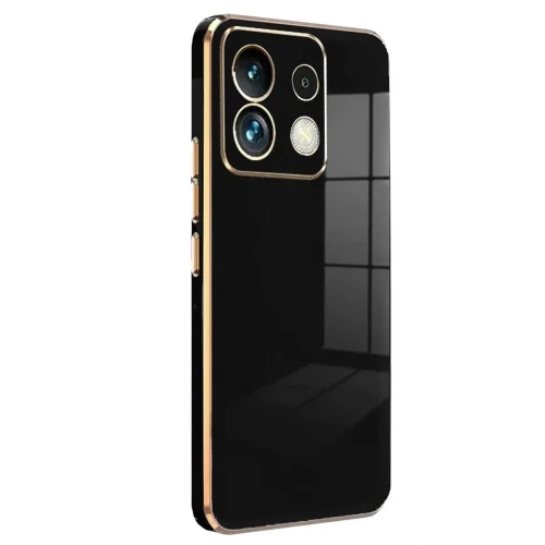 Mey İthalat®  Xiaomi Redmi Note 13 5G Kılıf Volet Silikon - Siyah