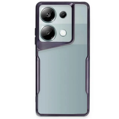 Mey İthalat®  Xiaomi Redmi Note 13 Pro 4G Kılıf Boyi Silikon Kapak - Derin Mor