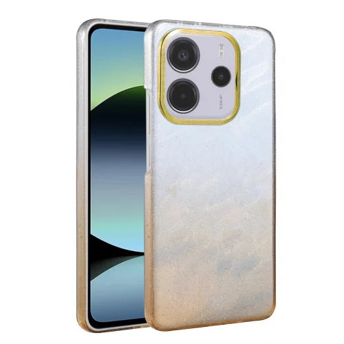 Mey İthalat®  Xiaomi Redmi Note 14 4G Glossy Kapak - Çöl Titanyum