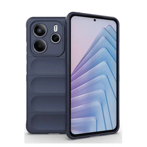 Mey İthalat®  Xiaomi Redmi Note 14 4G Kılıf Optimum Silikon - Lacivert