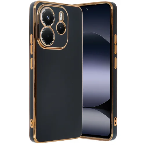 Mey İthalat®  Xiaomi Redmi Note 14 4G Kılıf Volet Silikon - Siyah