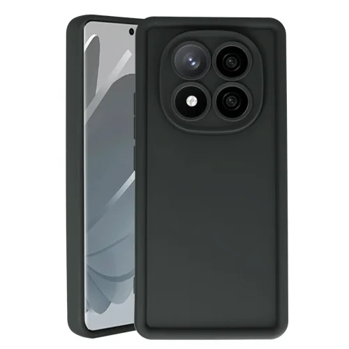 Mey İthalat®  Xiaomi Redmi Note 14 Pro 4G Kılıf Viera Silikon - Siyah