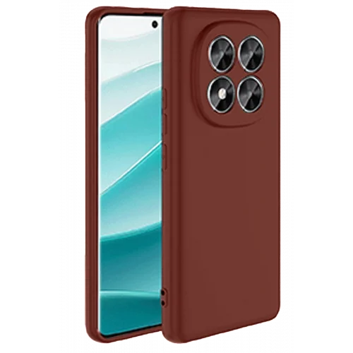 Mey İthalat®  Xiaomi Redmi Note 14 Pro 5G Kılıf First Silikon - Bordo