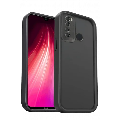 Mey İthalat®  Xiaomi Redmi Note 8 Kılıf Viera Silikon - Siyah