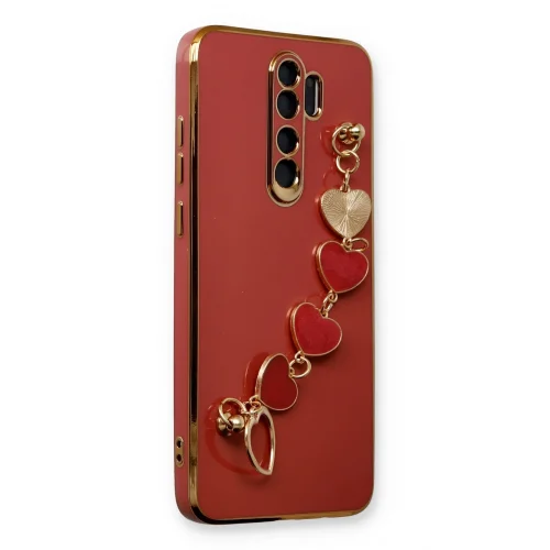 Mey İthalat®  Xiaomi Redmi Note 8 Pro Kılıf Esila Silikon - Kırmızı