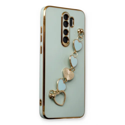 Mey İthalat®  Xiaomi Redmi Note 8 Pro Kılıf Esila Silikon - Su Yeşili