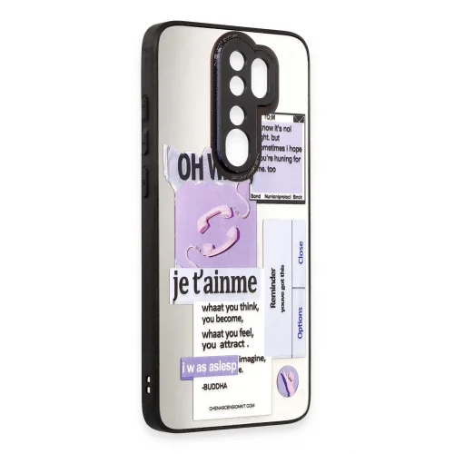 Mey İthalat®  Xiaomi Redmi Note 8 Pro Kılıf Mirror Desenli Kapak - Mirror - 4