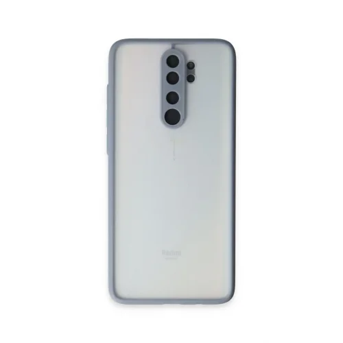 Mey İthalat®  Xiaomi Redmi Note 8 Pro Kılıf Montreal Silikon Kapak - Gri