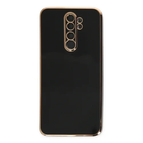 Mey İthalat®  Xiaomi Redmi Note 8 Pro Kılıf Volet Silikon - Siyah