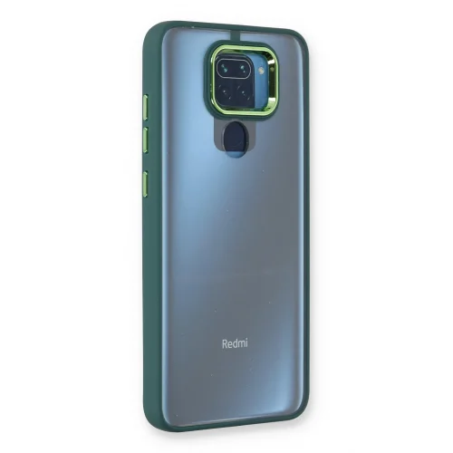 Mey İthalat®  Xiaomi Redmi Note 9 Kılıf Dora Kapak - Haki Yeşil