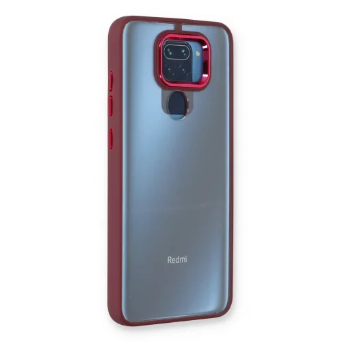 Mey İthalat®  Xiaomi Redmi Note 9 Kılıf Dora Kapak - Kırmızı