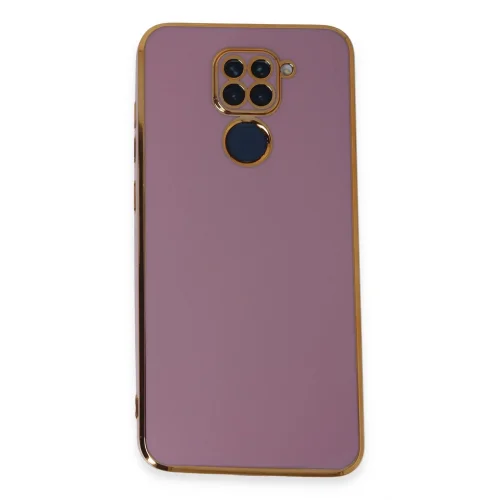 Mey İthalat®  Xiaomi Redmi Note 9 Kılıf Volet Silikon - Mor