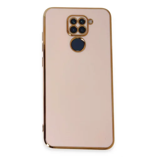 Mey İthalat®  Xiaomi Redmi Note 9 Kılıf Volet Silikon - Pembe